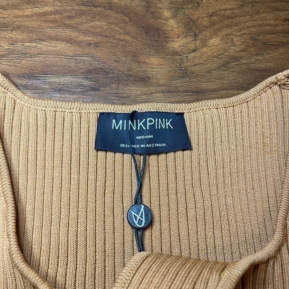 NWT Mink Pink Gianna Knit Top Size M - Picture 3 of 4